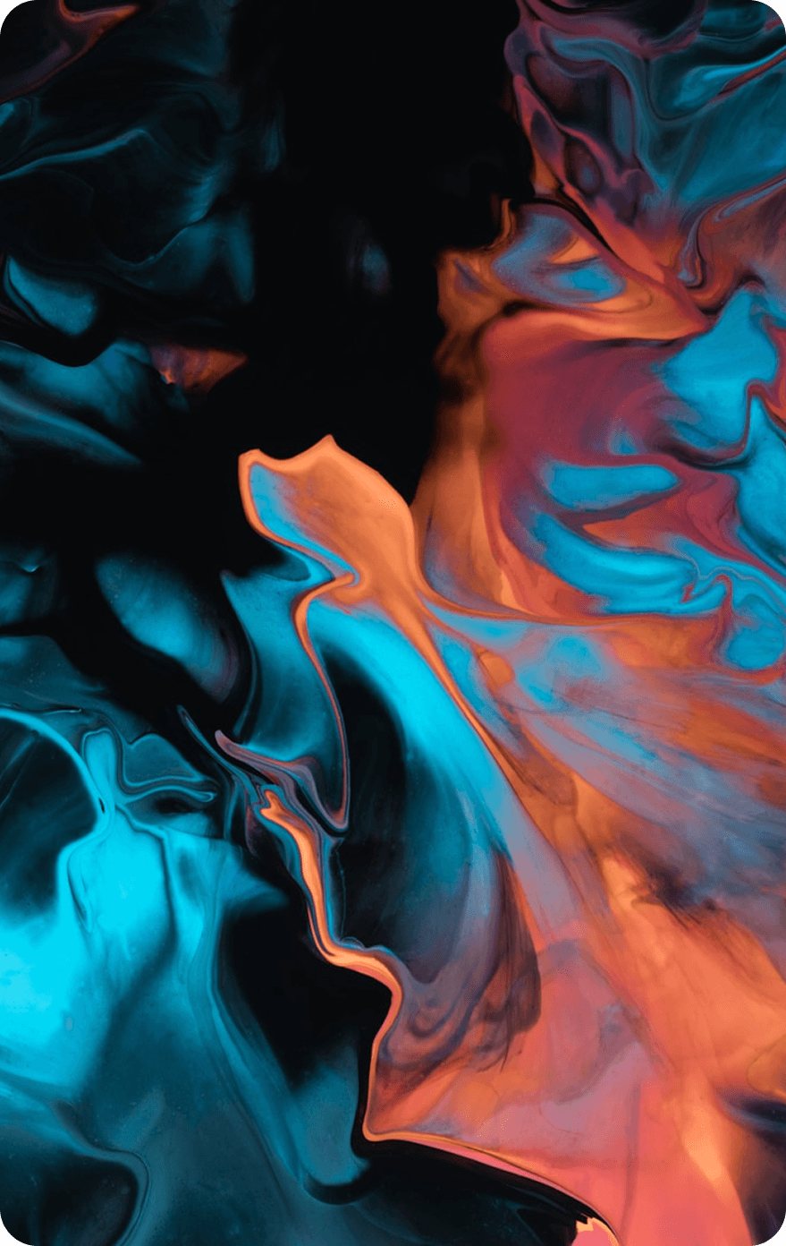 Abstract flowing colors